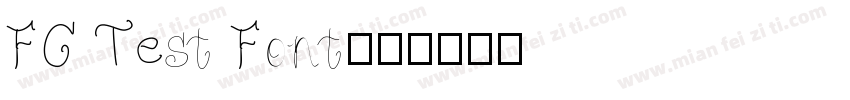 FC Test Font字体转换